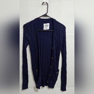 Papaya Women's Cardigan Navy Blue Size L